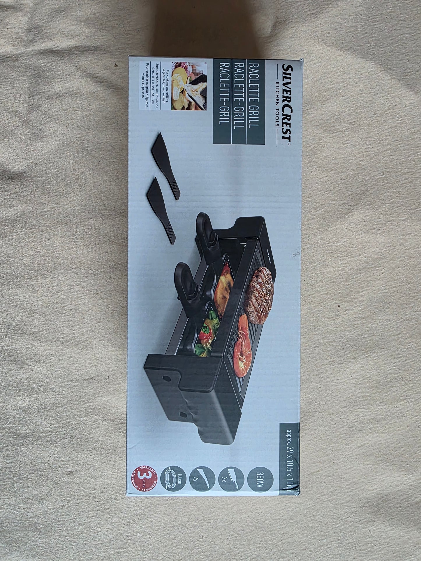 Silvercrest Raclette Grill OVP 1-2 Personen