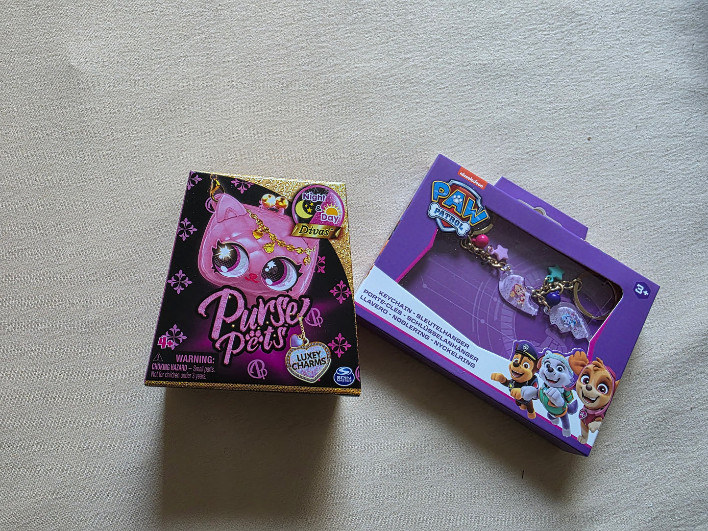 Paw Patrol Schlüsselanhänger Und Purse Luxery Charms OVP