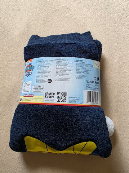 Rundhalspullover Paw Patrol Teddyfleece Pullover mit Bommel Weinhachtsmotiv OVP