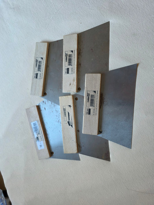 5 Aufstrichspachtel Leichte Gebrauchsspuren