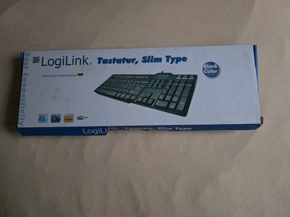 LogiLink Tastatur Schwarz OVP