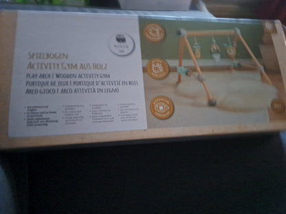 Spielbogen Activity Gym Aus Holz für Babys OVP