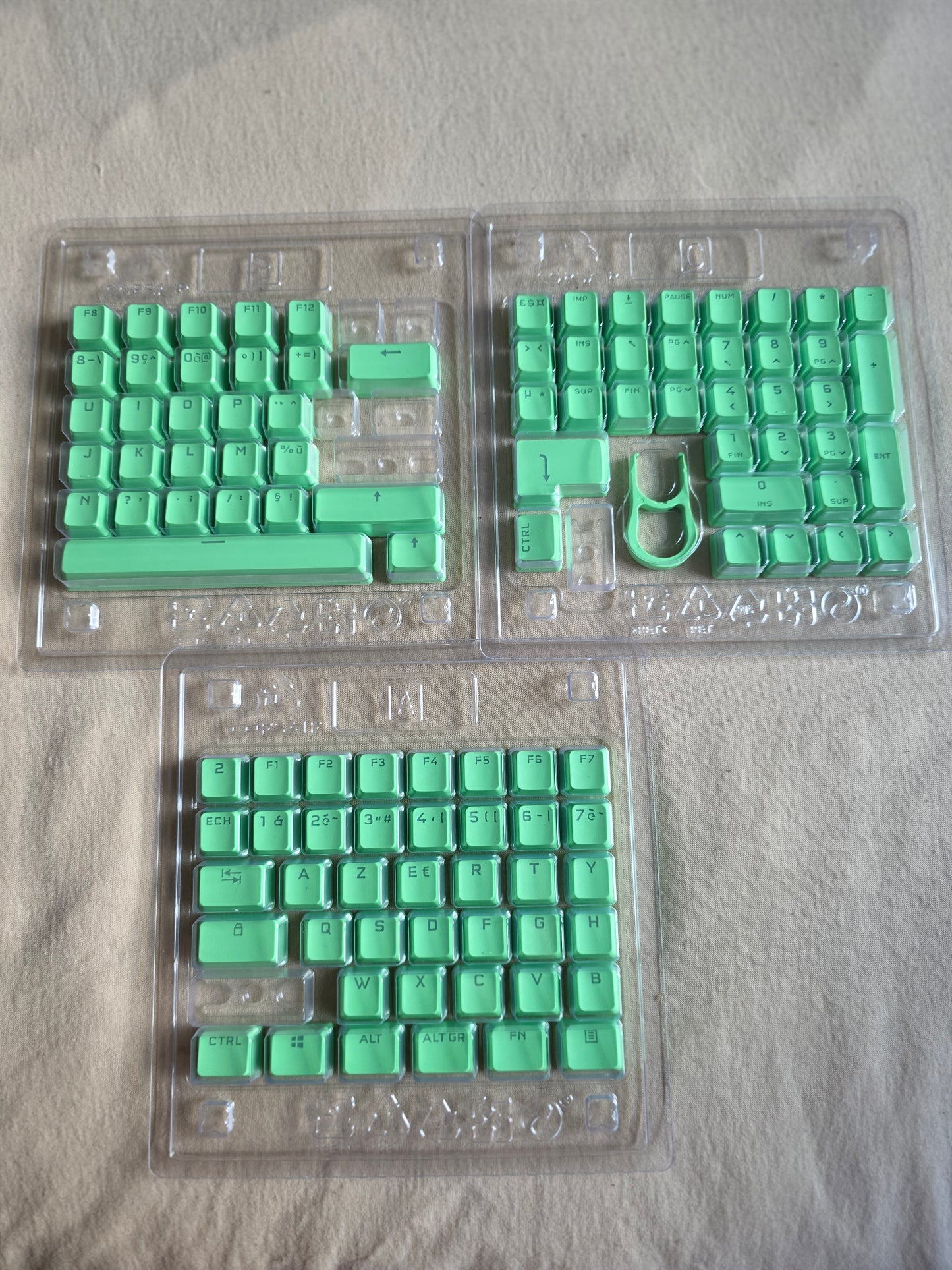 Tastenkappen für Tastatur Mintgrün Unvollständig
