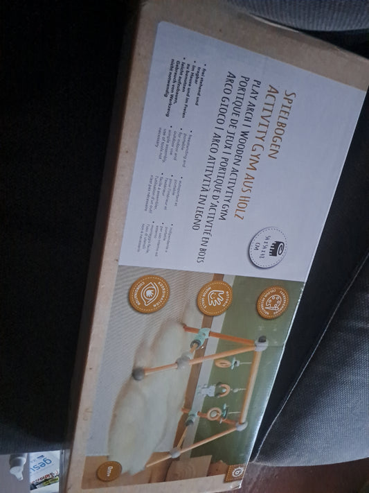 Spielbogen Activity Gym Aus Holz für Babys OVP