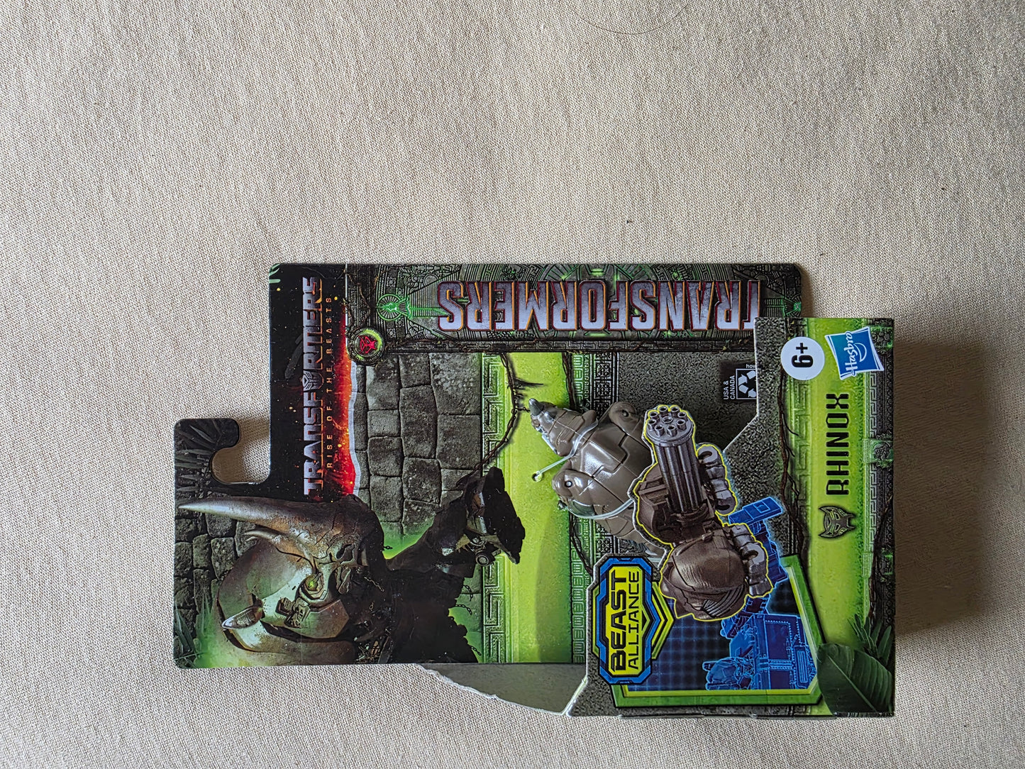 Transformers Actionfigur Rhinox Beast Alliance 7,5 cm Hasbro F4600 NEU OVP