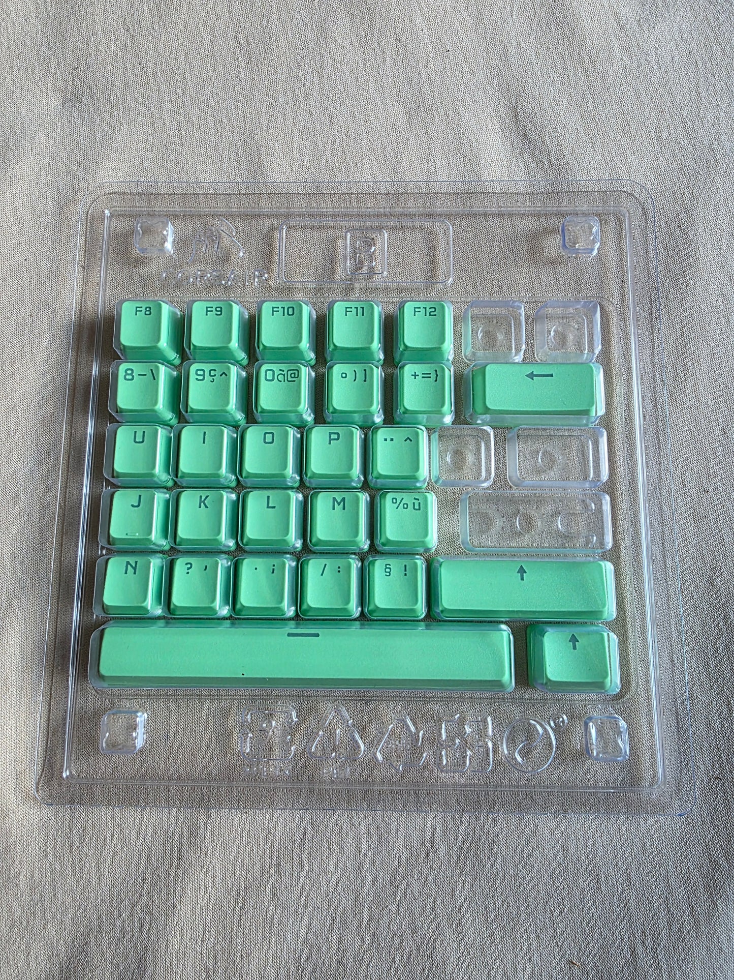 Tastenkappen für Tastatur Mintgrün Unvollständig