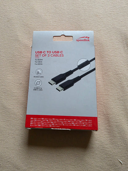 Speedlink 3er Kabelset USB-C zu USB-C