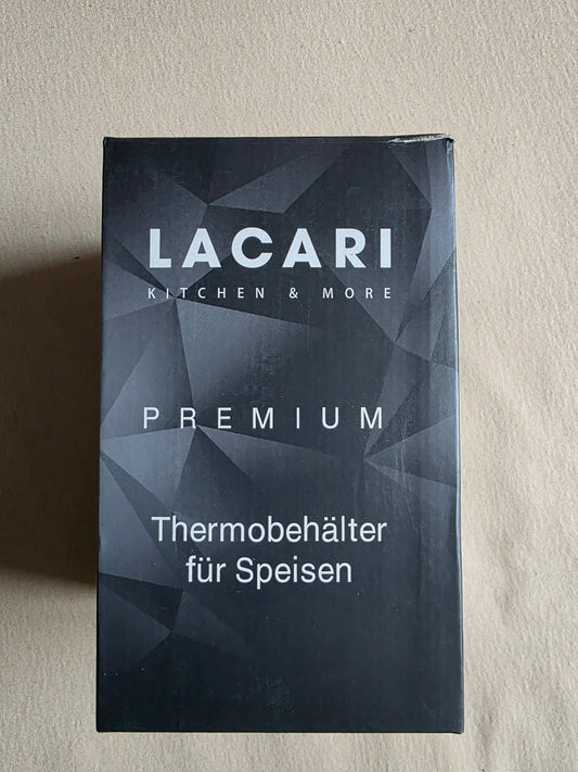 Lacari Thermobehälter mit Löffel OVP Neuware