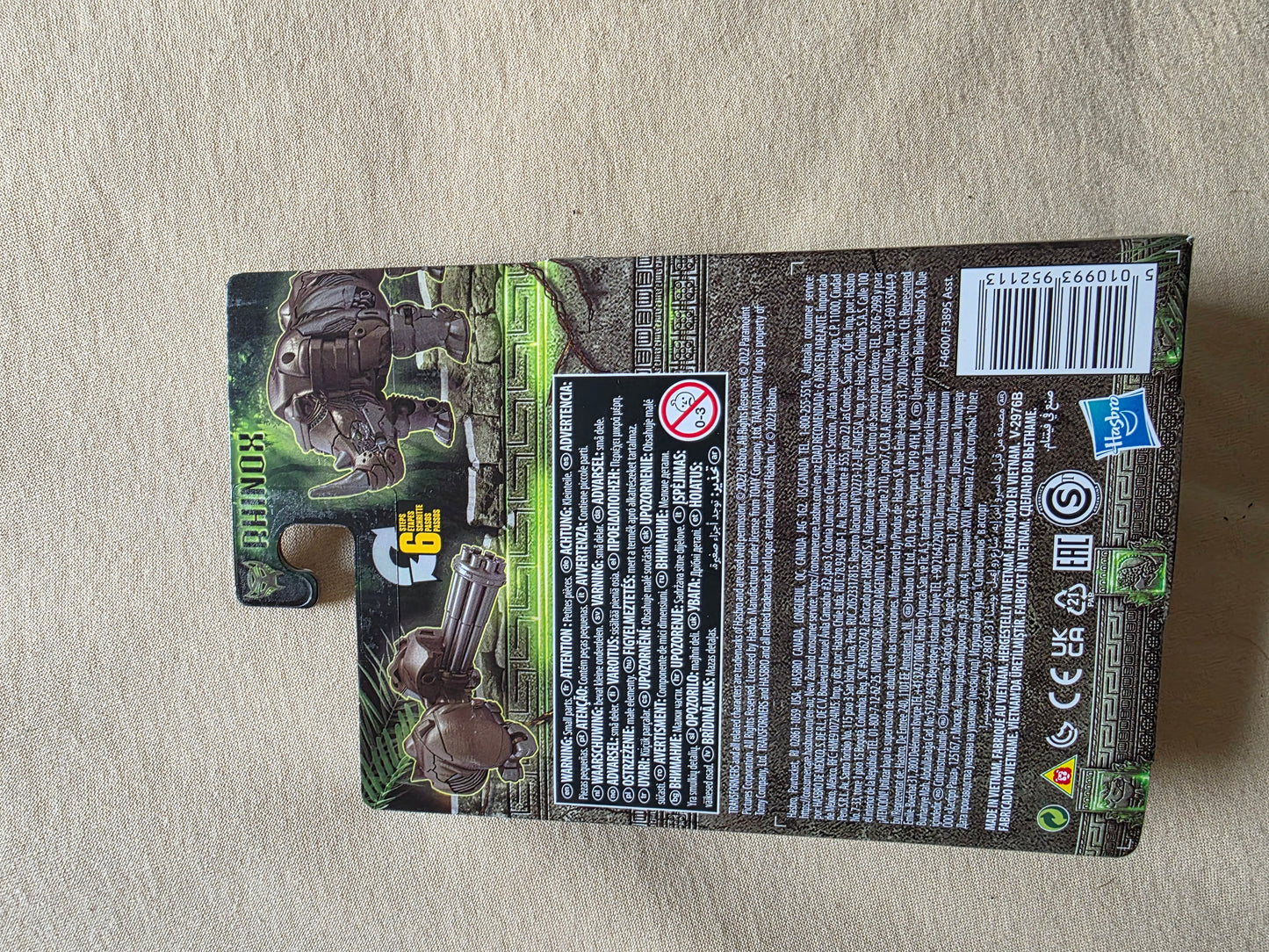 Transformers Actionfigur Rhinox Beast Alliance 7,5 cm Hasbro F4600 NEU OVP