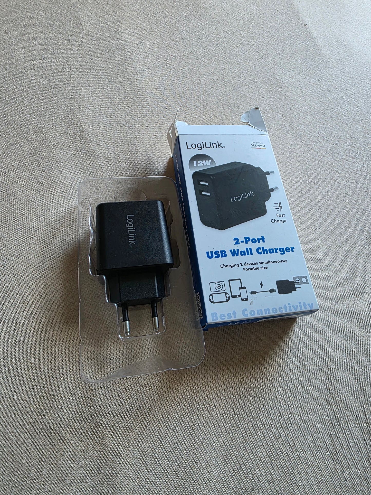 LogiLink USB Steckdosenadapter