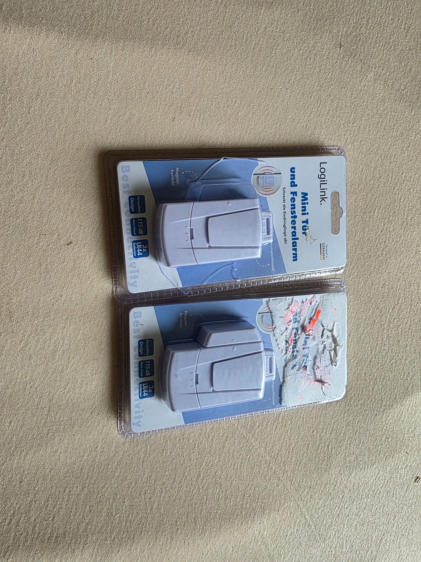 2x Logilink Mini Tür Und Fensteralarm OVP