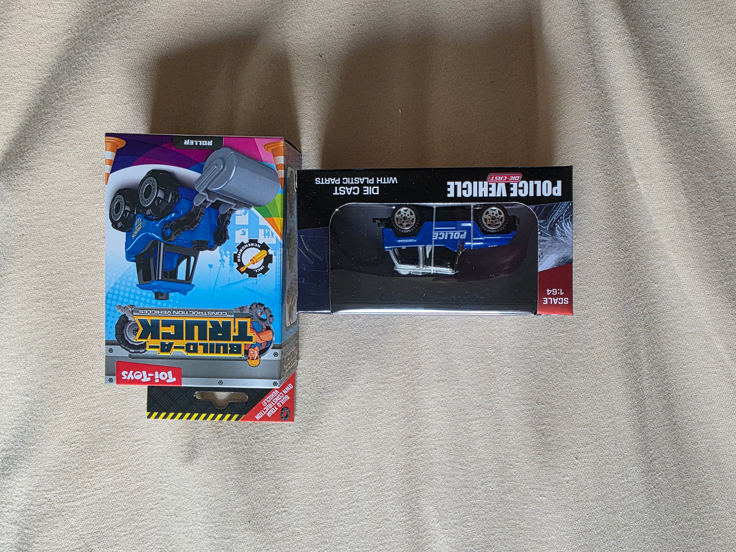 Police Vehicle + Toy Toys Build Truck für Kinder OVP