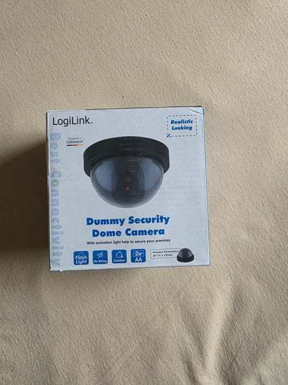 LogiLink SC0202, Überwachungskamera-Attrappe, Schwarz, OVP