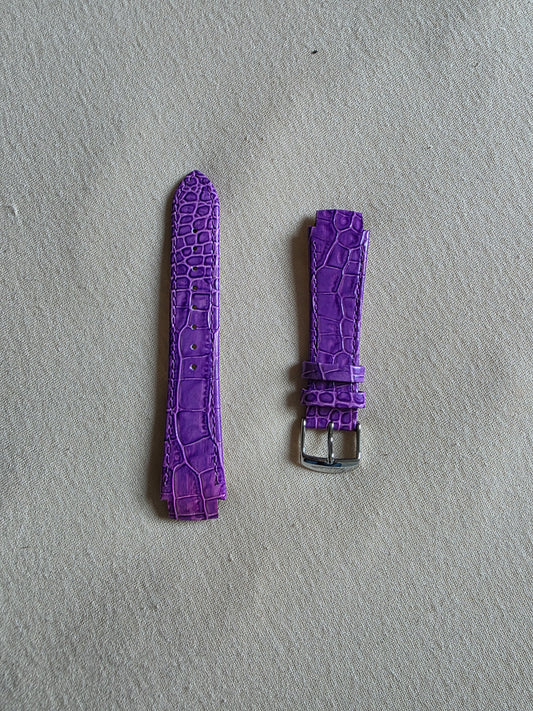 Burgmeister Uhrenarmband Lila OVP Leder