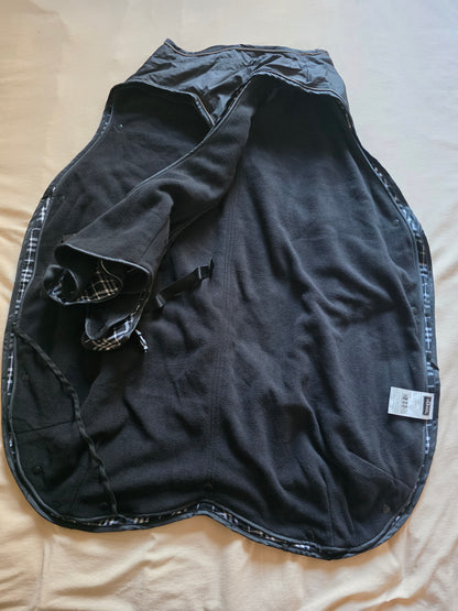 HUNTER Hundemantel UPPSALA,  2in1 Design mit herausknüpfbarem Innenfutter