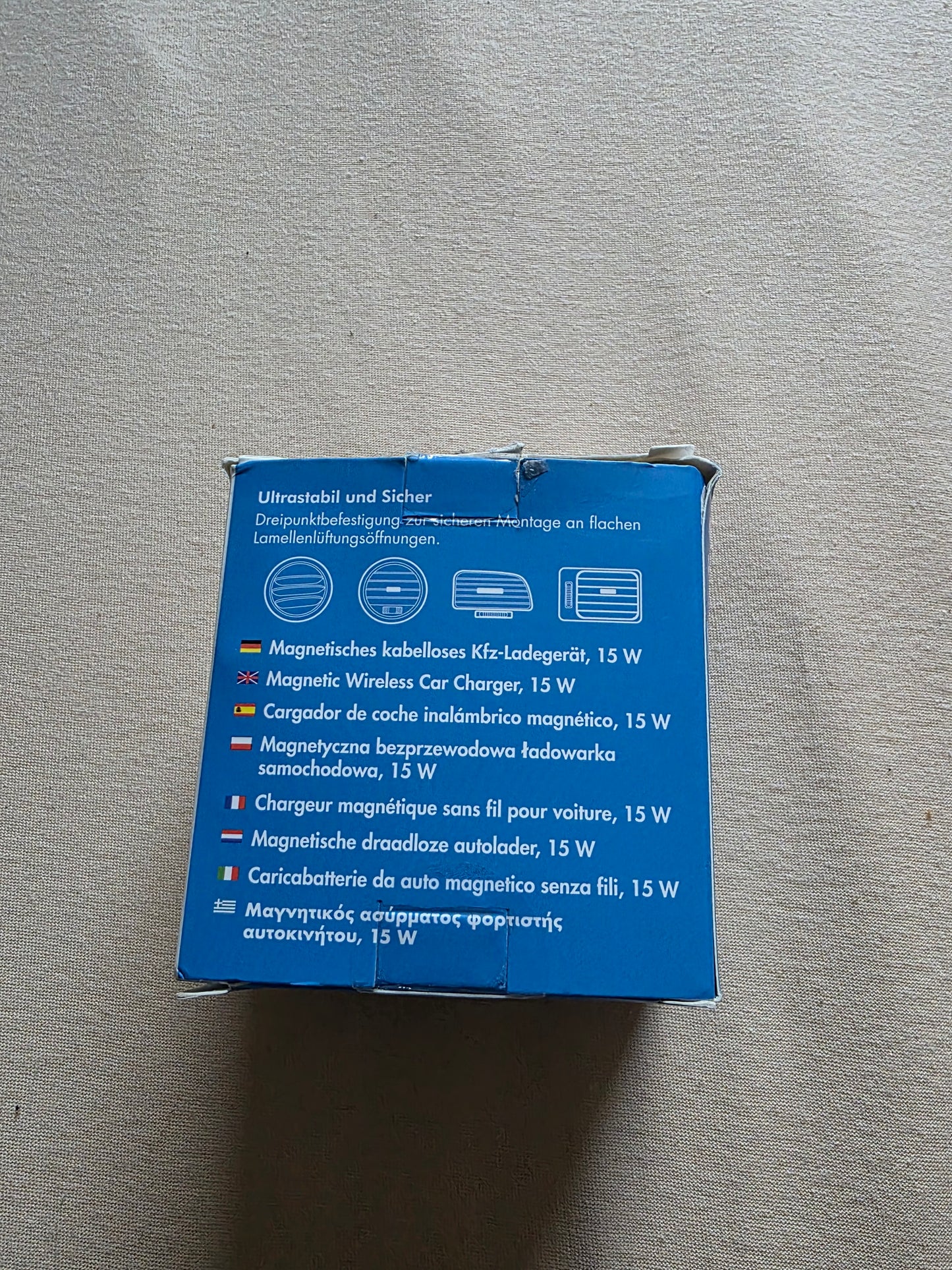 LogiLink Smartphone-KFZ-Magnethalter mit Ladefunktion