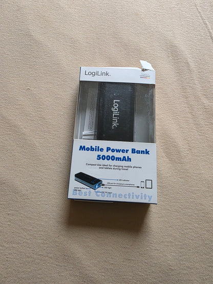 Mobile Powerbank 5000 mAh Schwarz Logilink