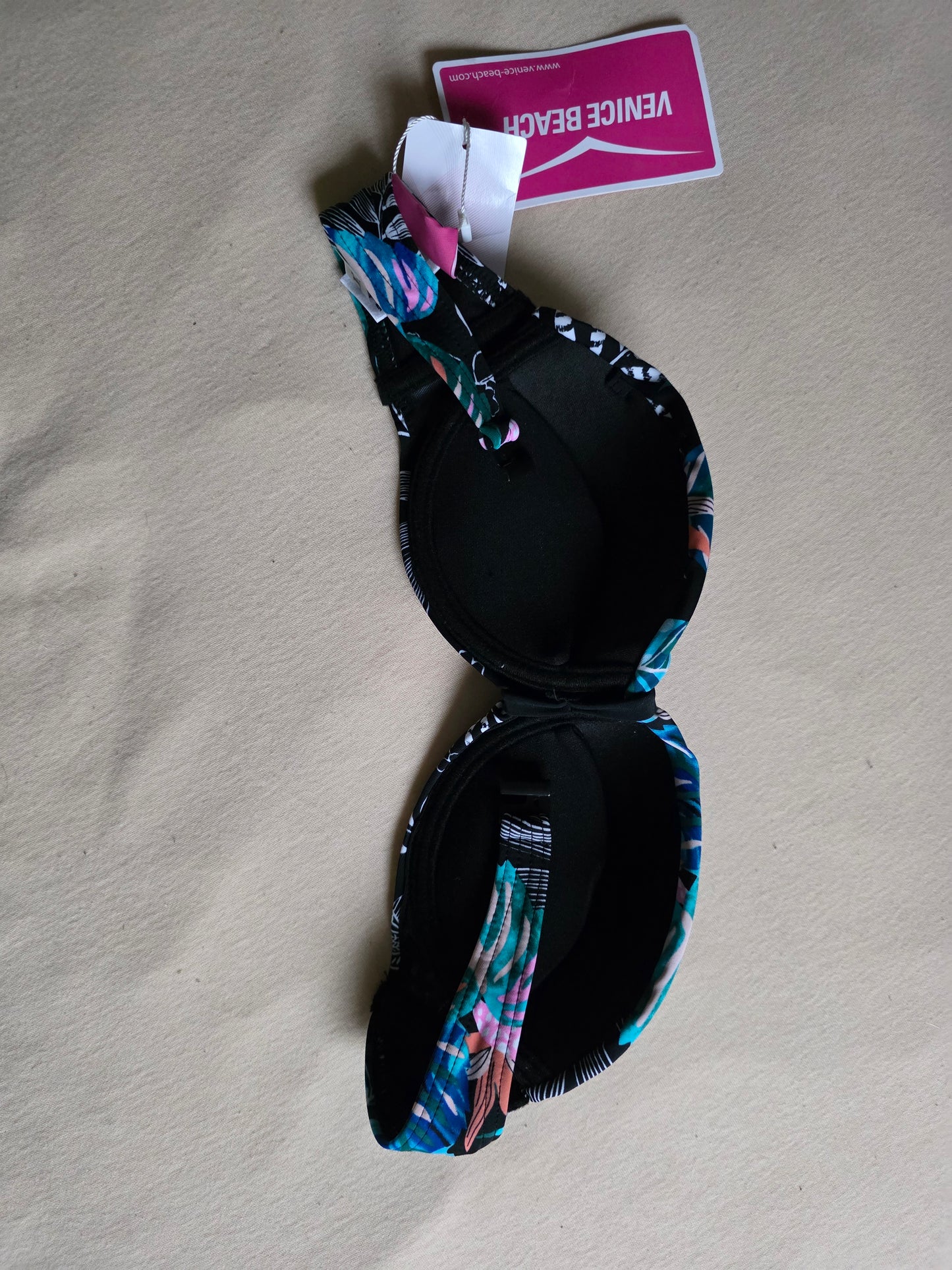 Venice Beach Damen Bikini Oberteil Mehrfarbig Größe 34 A